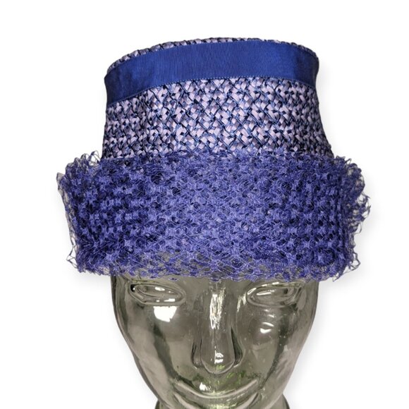 Vintage Luci Puci Blue/Purple Hat - Picture 2 of 10